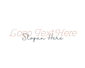 Elegant Feminine Script Logo