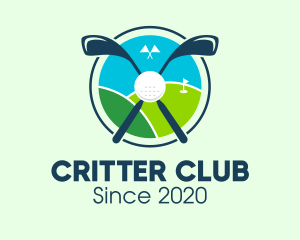 Golf Course Hill logo design