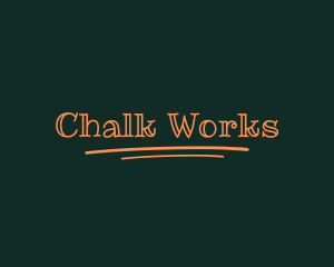 Kid Chalk Writing logo
