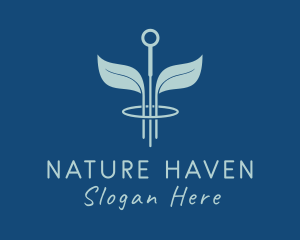 Natural Leaf Acupuncture logo design