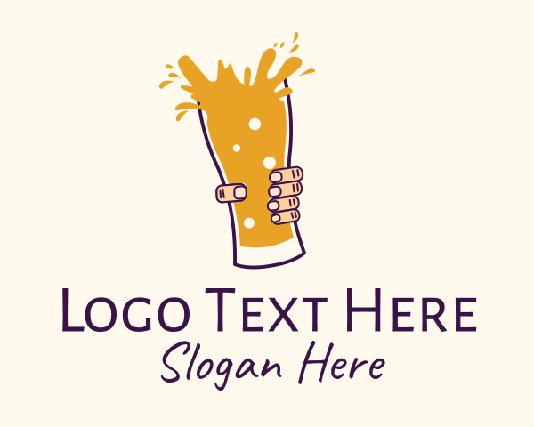 Happy Hour logo example 2