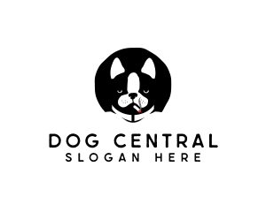 Cool Dog Smoking logo design