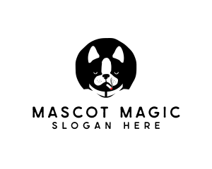 Cool Dog Smoking logo design