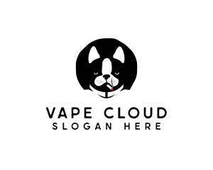 Cool Dog Smoking logo design