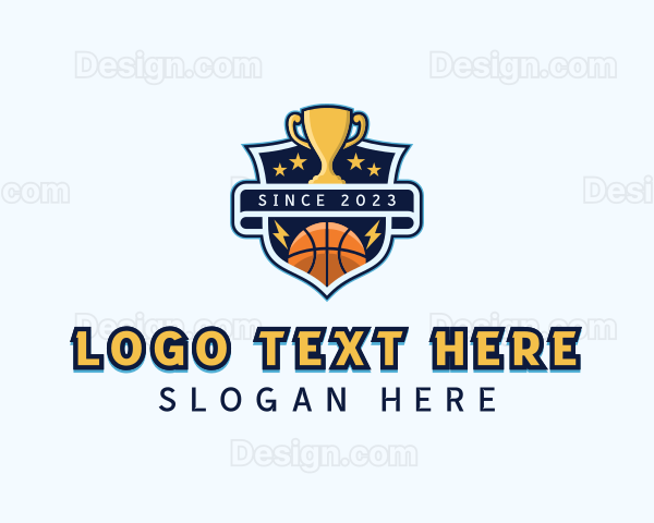 Basketball Trophy League Logo