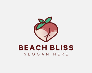 Peach Butt Fruit logo