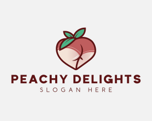 Peach Butt Fruit logo