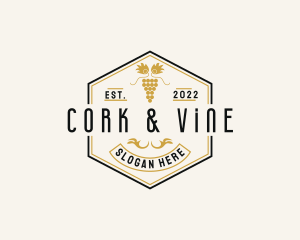 Wine Vineyard Liquor  logo design