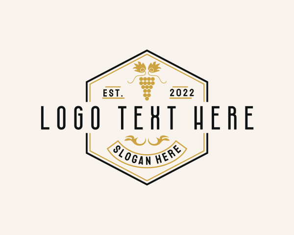 Wine Vineyard Liquor  logo