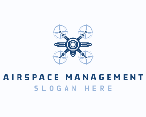 Surveillance Drone Flying logo