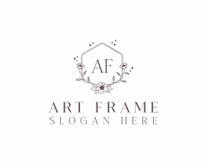 Flower Wreath Frame logo