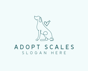 Dog Heart Veterinary logo design