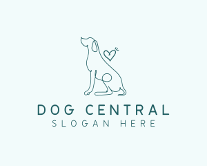 Dog Heart Veterinary logo design