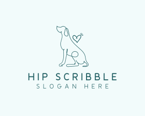 Dog Heart Veterinary logo design