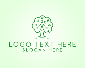 Leafy Wellness Tree  logo