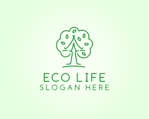 Leafy Wellness Tree  logo design