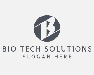 Tech Business Letter B logo design