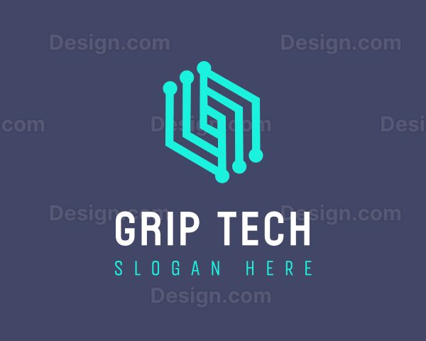 Abstract Software Tech Logo