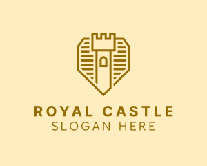 Castle Tower Shield logo design