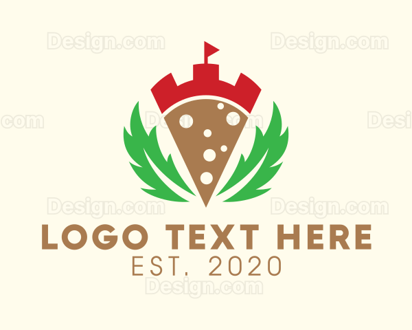 Pizzeria Pizza Slice Logo