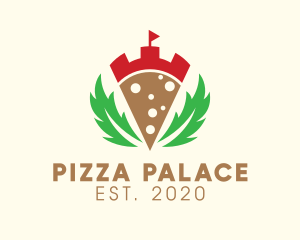 Pizzeria Pizza Slice logo design