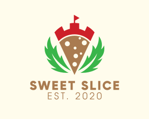 Pizzeria Pizza Slice logo design