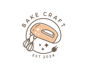 Baking Hand Mixer logo design