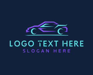 Geometric  Sports Car  logo