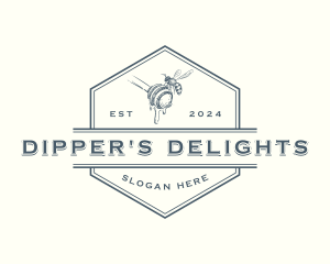 Bee Honey Dipper Apiary logo