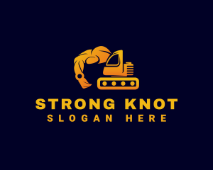 Strong Industrial Excavator logo design