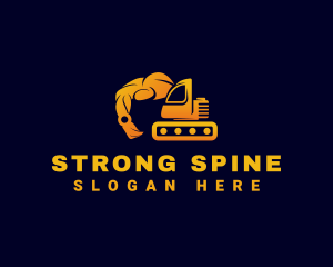 Strong Industrial Excavator logo design