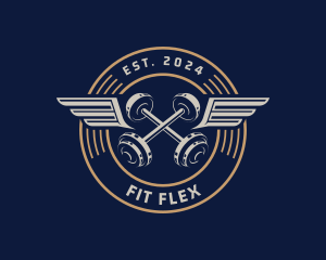 Gym Fitness Workout Training logo design