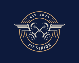 Gym Fitness Workout Training logo design