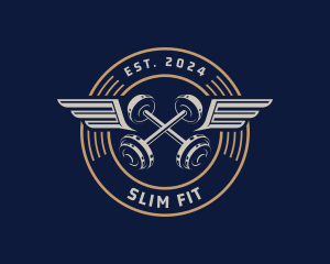 Gym Fitness Workout Training logo design