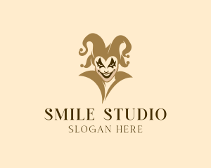 Circus Clown Jester logo