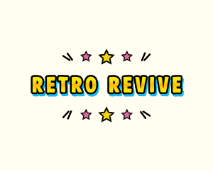 Retro Pop Art logo design