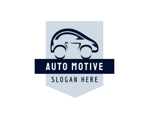 Microcar Vehicle Driver logo design