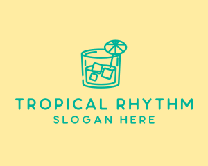 Tropical Cocktail Drink  logo
