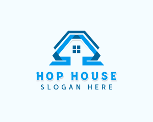 House Roofing Renovation  logo design