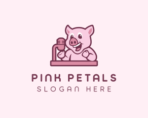 Pig Podcast Host  logo design