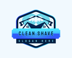 Power Wash Cleaning Splash logo design