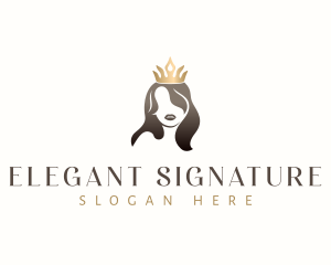 Royal Beauty Queen logo design