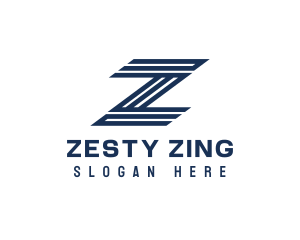 Speed Stripe Letter Z logo design