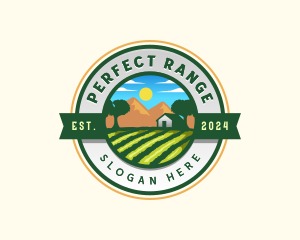 Agricultural Farm Landscape Logo