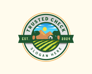 Agricultural Farm Landscape Logo