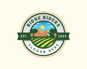 Agricultural Farm Landscape logo design