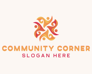 People Community Charity logo design