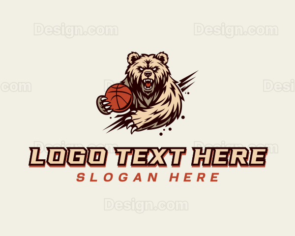 Bear Basketball Varsity Logo