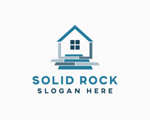 Residential Flooring Construction logo design