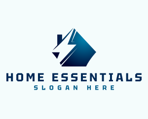 Home Electric Lightning logo design